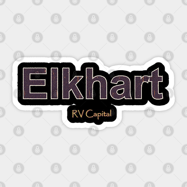 Elkhart Grunge Text Sticker by QinoDesign